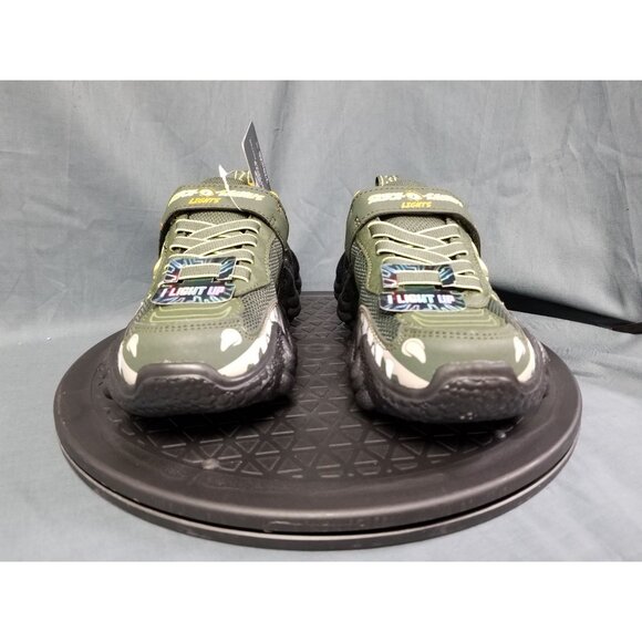 Skechers Skech-O-Saurus Light-Up Kids Size 1.5 Brand New In Box !! - Picture 3 of 11